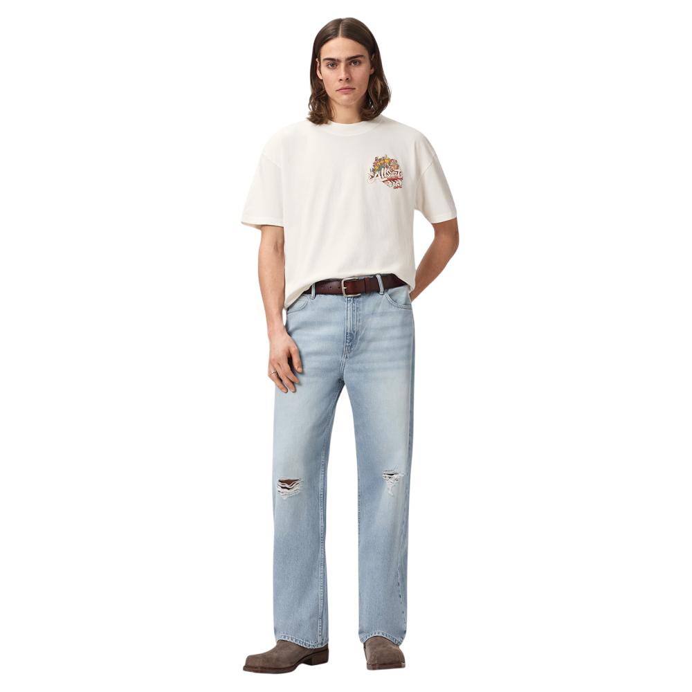 AllSaints Roque Short Sleeve Oversized Crew Neck T-Shirt